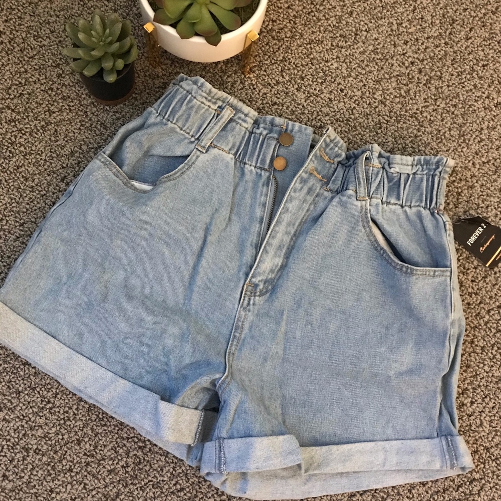 Forever21 High Waist Denim Shorts